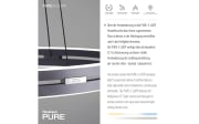 LED-Pendelleuchte Pure E-Clipse, grau, 240 cm