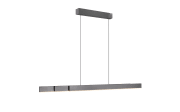 LED-Pendelleuchte Pure Moto-Rise, grau, 120 cm