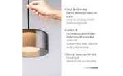 LED-Pendelleuchte Rika, schwarz, 3-flammig, 180 cm, inkl. Höhenverstellung
