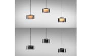 LED-Pendelleuchte Rika, schwarz, 3-flammig, 180 cm, inkl. Höhenverstellung