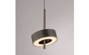LED-Pendelleuchte Q-Rotate, dunkelbraun, inkl. Smarthomefunktion