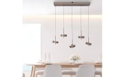 LED-Pendelleuchte Q-Rotate, dunkelbraun, inkl. Smarthomefunktion
