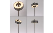 LED-Stehleuchte Q-Rotate, dunkelbraun, inkl. Smarthomefunktion