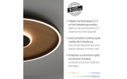 LED-Deckenleuchte Mondo Famera, holz/schwarz, inkl. CCT und Fernbedienung