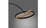 LED-Standleuchte Mondo Famera, holz/schwarz, inkl. CCT und Fernbedienung
