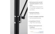 LED-Standleuchte Mondo Rimo, anthrazit, inkl. CCT und Memoryfunktion