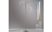 LED-Standleuchte Mondo Rimo, stahl, inkl. CCT und Memoryfunktion
