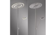 LED-Standleuchte Mondo Rimo, stahl, inkl. CCT und Memoryfunktion