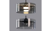 LED-Pendelleuchte Mondo Karena, schwarz, 1-flammig, inkl. Memoryfunktion