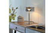 LED-Tischleuchte Mondo Karena, stahlfarbig, inkl. Dimmfunktion