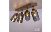 Deckenleuchte Monika, holz, 4-flammig