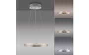 LED-Pendelleuchte Anillo, stahl, inkl. CCT und Memoryfunktion