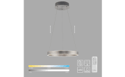 LED-Pendelleuchte Anillo, stahl, inkl. CCT und Memoryfunktion