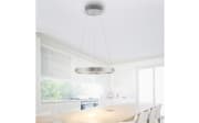 LED-Pendelleuchte Anillo, stahl, inkl. CCT und Memoryfunktion