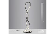 LED-Stehleuchte Twist, schwarz