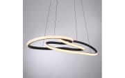 LED-Pendelleuchte Twist, schwarz, inkl. Memoryfunktion