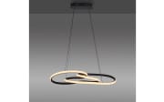 LED-Pendelleuchte Twist, schwarz, inkl. Memoryfunktion