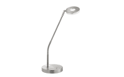 LED-Tischleuchte Dent, nickel matt, 60 cm