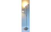 LED-Standleuchte Dent CCT, nickel matt, 180 cm