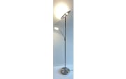 LED-Standleuchte Dent CCT, nickel matt, 180 cm