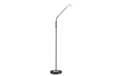 LED-Standleuchte Dent, sandschwarz matt, 1-flammig, 150 cm