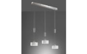 LED-Pendelleuchte Lavin, nickel matt/opal, 3-flammig