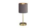 Tischleuchte Aura, grau/gold, 34 cm