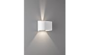 LED-Wandleuchte Wall IP44, weiß matt, 18 cm