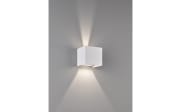 LED-Wandleuchte Wall IP44, weiß matt, 10 cm