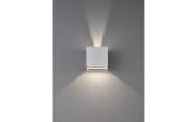 LED-Wandleuchte Wall IP44, weiß matt, 10 cm