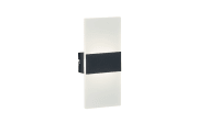 LED-Wandleuchte Foder, schwarz, 27 cm
