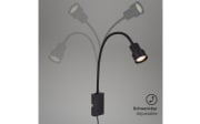 LED-Wandleuchte Tusi, schwarz, 69 cm