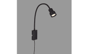 LED-Wandleuchte Tusi, schwarz, 69 cm