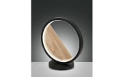 LED-Tischleuchte Pierre, schwarz/holz, 35 cm