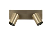 Deckenleuchte Flores, messing, 2-flammig