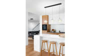 LED-Pendelleuchte Brena, cognac, 3-flammig,22 cm, inkl. CCT Steuerung