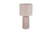 Tischleuchte Sofia, beige