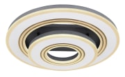 LED-Deckenleuchte CCT Jacky, schwarz/weiß, 50 cm
