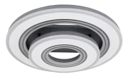 LED-Deckenleuchte CCT Jacky, schwarz/weiß, 50 cm