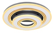 LED-Deckenleuchte CCT Jacky, schwarz/weiß, 50 cm