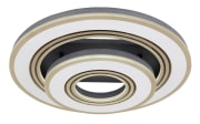 LED-Deckenleuchte CCT Jacky, schwarz/weiß, 50 cm