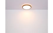 LED-Deckenleuchte Sammi CCT, schwarz/messing, 42 cm