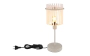 Tischleuchte Gorley, beige, 37,5 cm