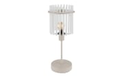 Tischleuchte Gorley, beige, 37,5 cm