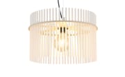 Pendelleuchte Gorley, beige, 1-flammig, 40 cm
