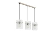 Pendelleuchte Gorley, beige, 80 cm