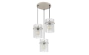 Pendelleuchte Gorley, beige, 47 cm