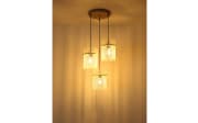 Pendelleuchte Gorley, beige, 47 cm