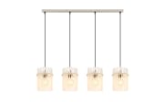 Pendelleuchte Gorley, beige, 4-flammig, 110 cm
