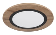 LED-Deckenleuchte Lea, holz/schwarz, 40 cm